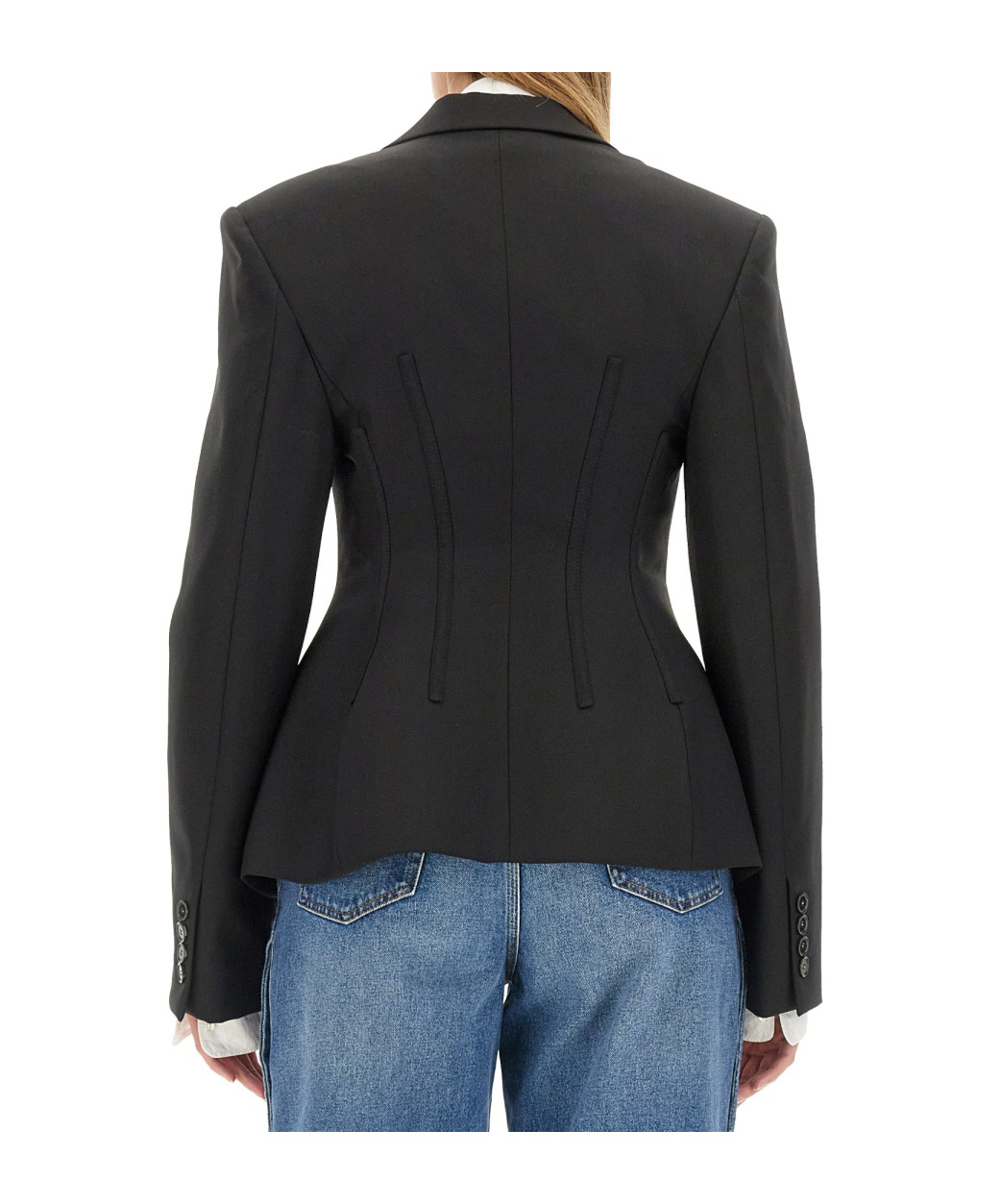 Stella Mccartney Sculpted Jacket In Black