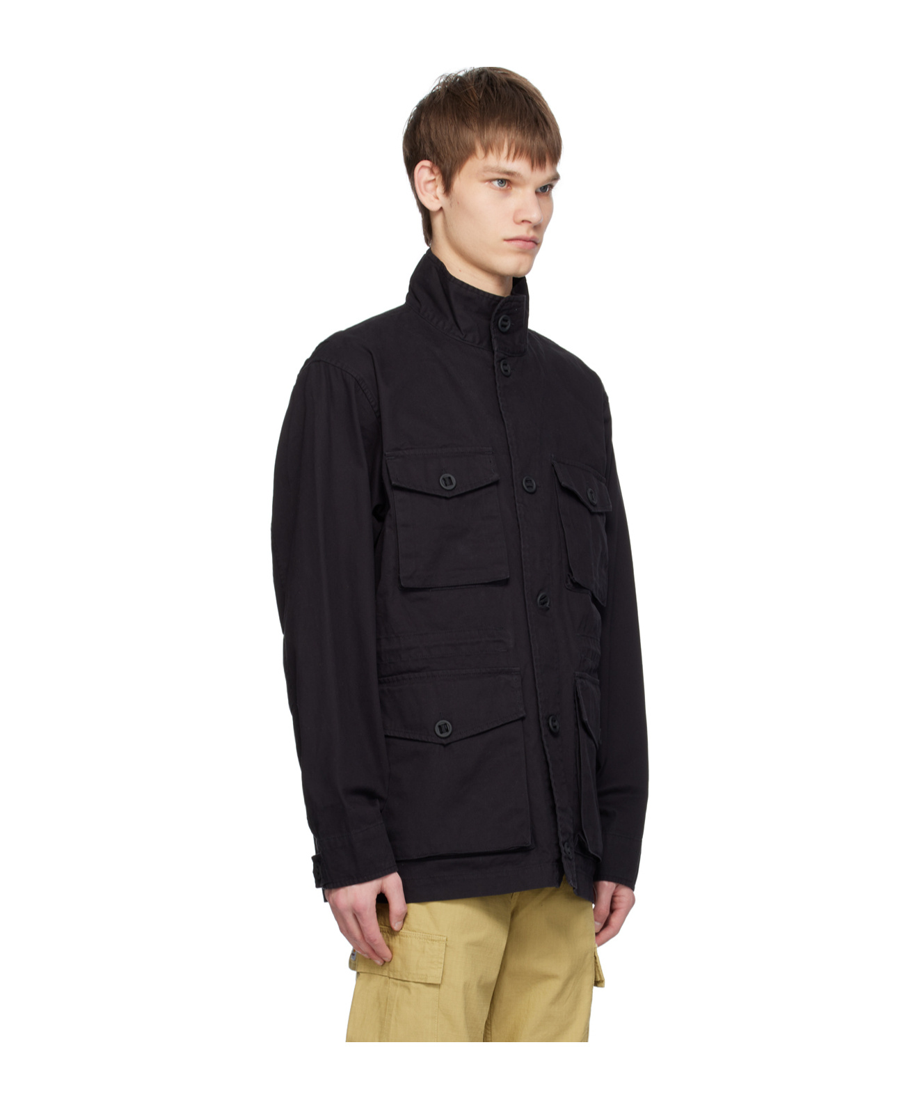 Carhartt Unity Single-breasted Casual Jacket In Black