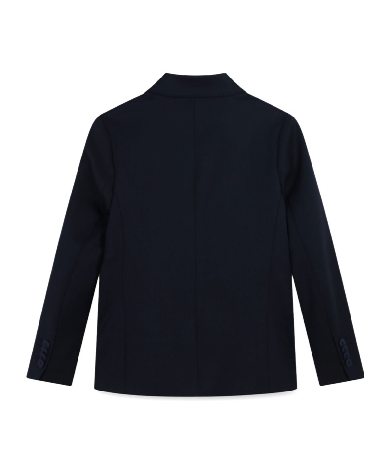 Hugo Boss Notched-lapel Single-breasted Blazer In Black