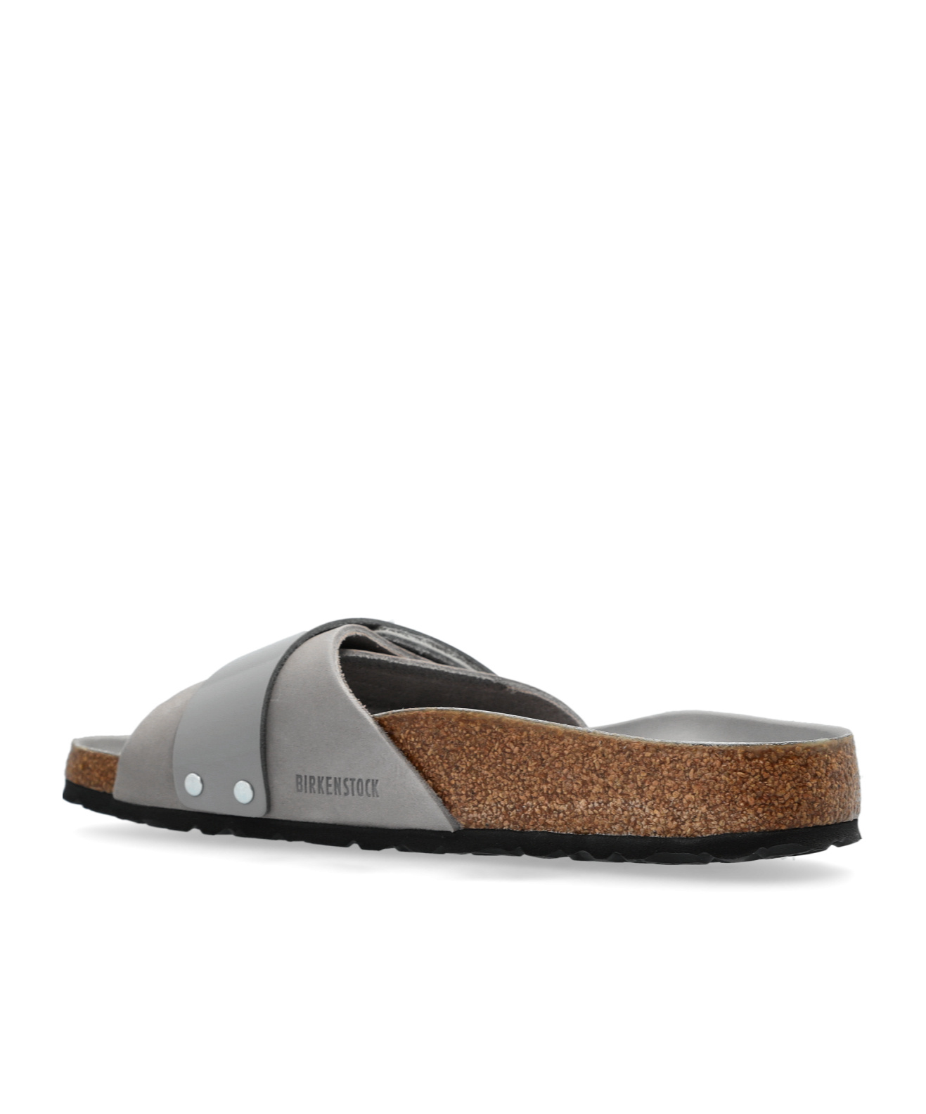Birkenstock Round Head Slippers In Gray