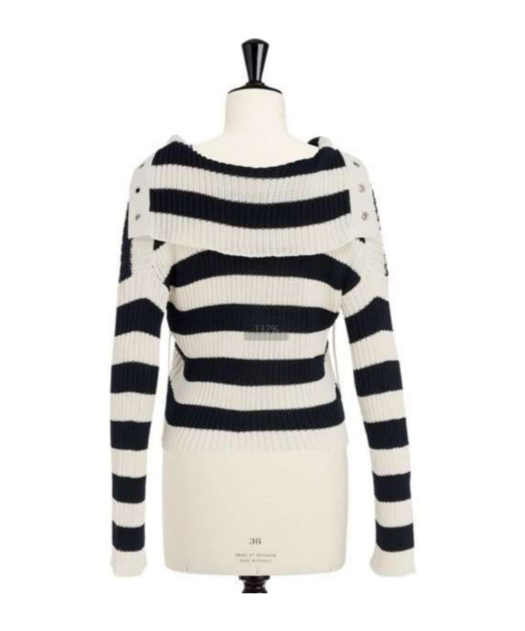 Dior Marinière Sweater In White