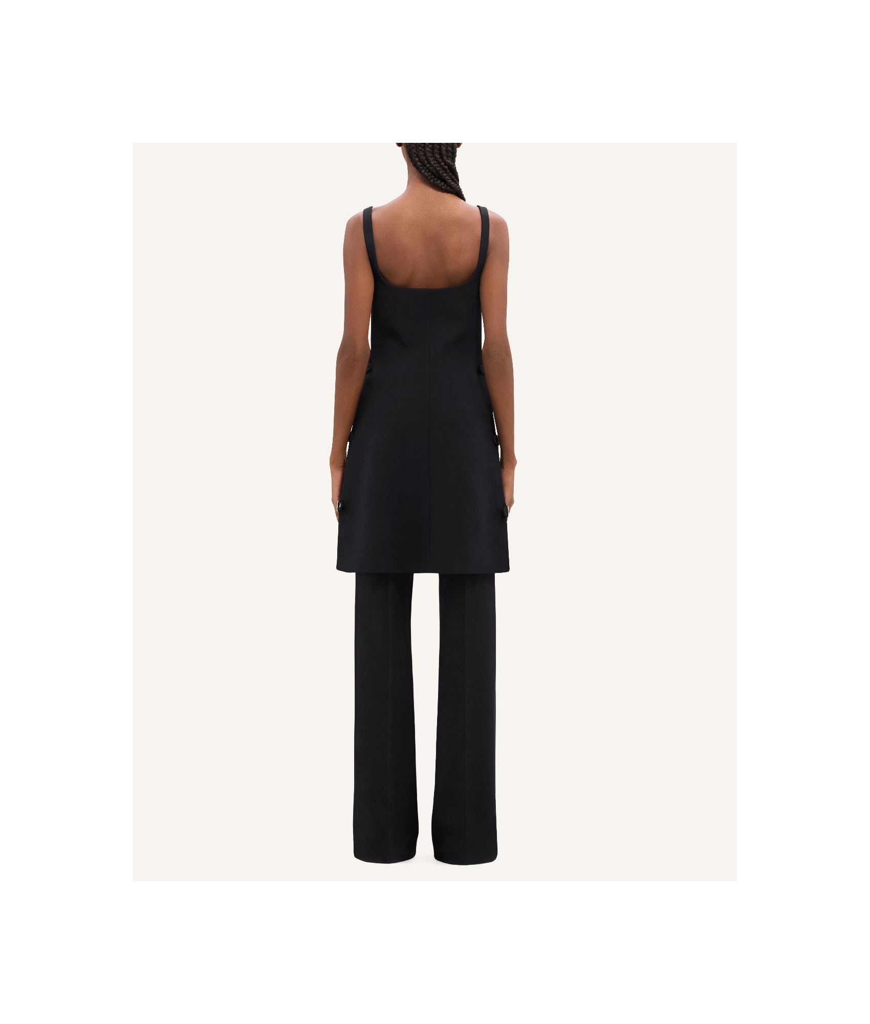 COURRÈGES MULTI-STRAP MINI DRESS