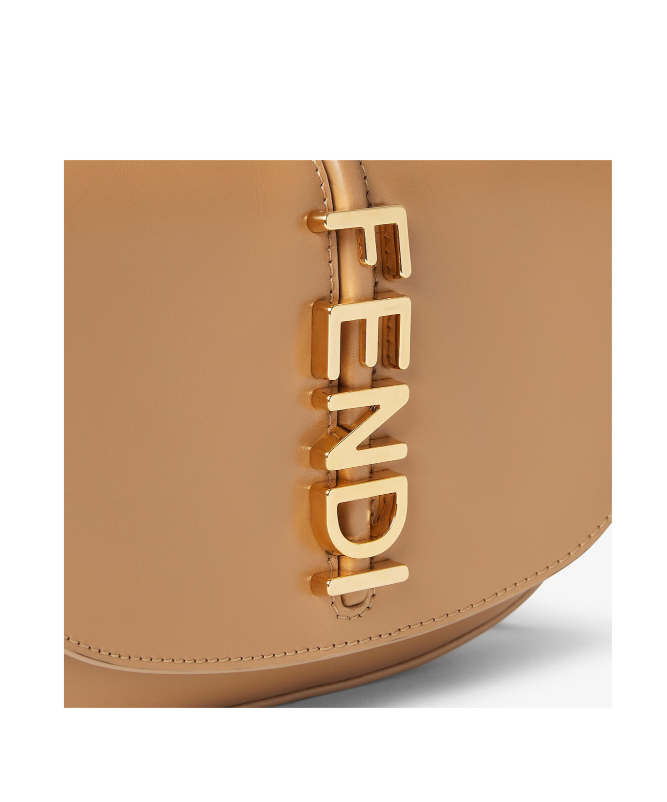 Fendi Women Wallet On Chain Graphy Leather Shoulder Bag In Brown