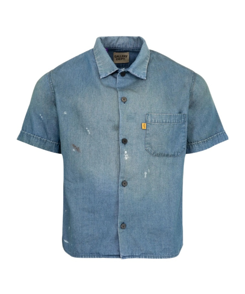 Gallery Dept. Bartz Denim Shirt In Blue