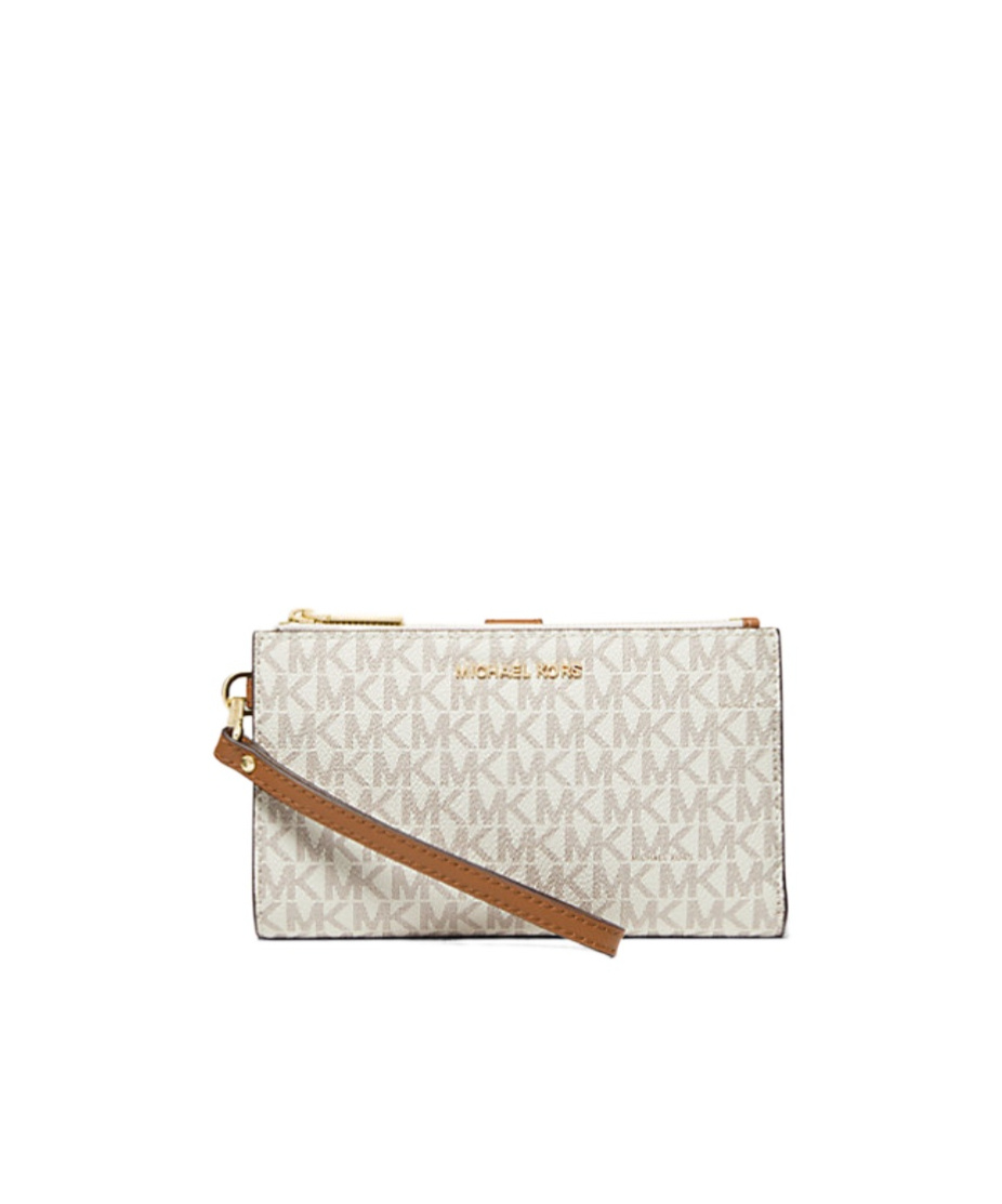 Michael Michael Kors Printed Wallet In White