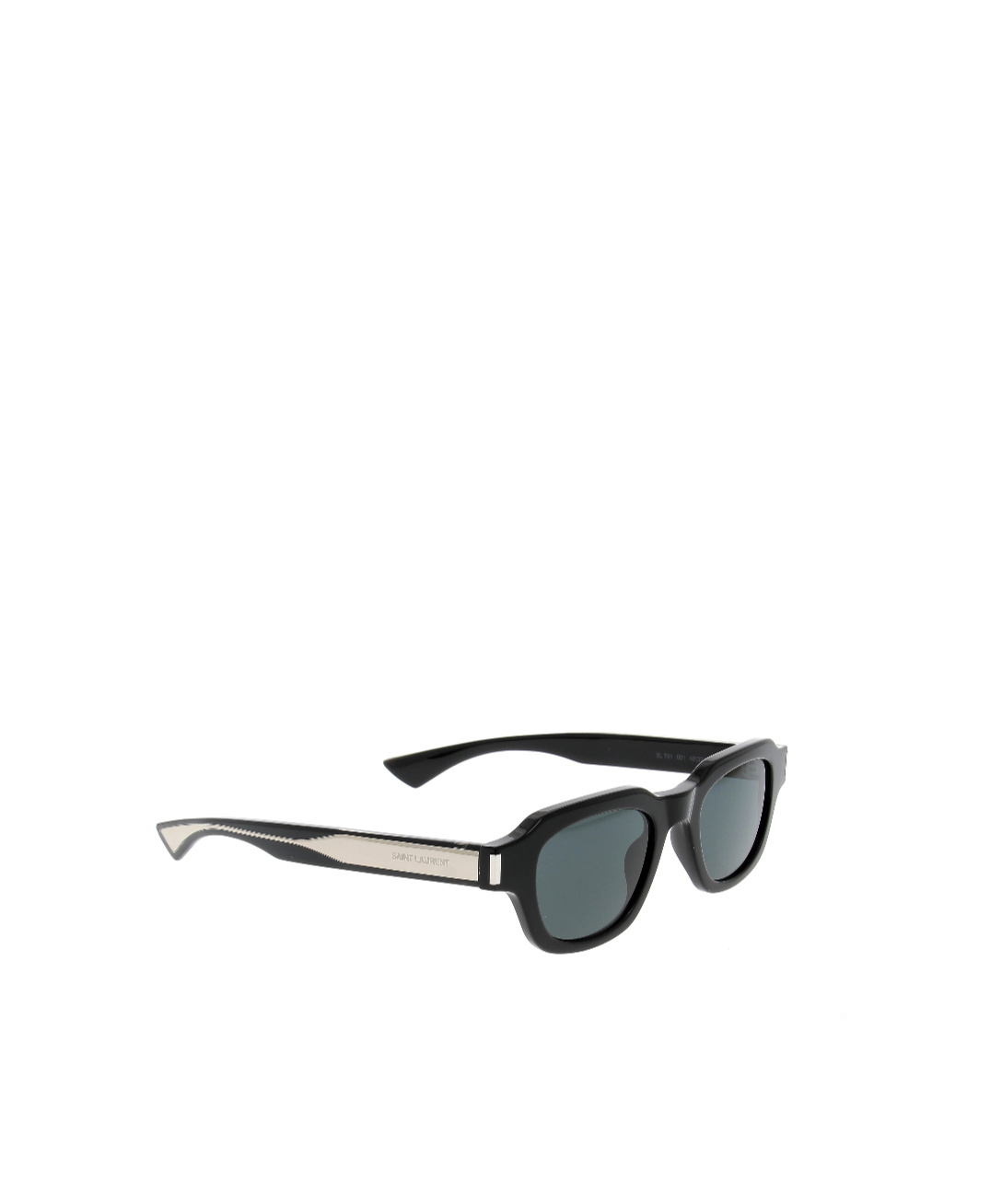 Saint Laurent Rectangular Sunglasses In Green
