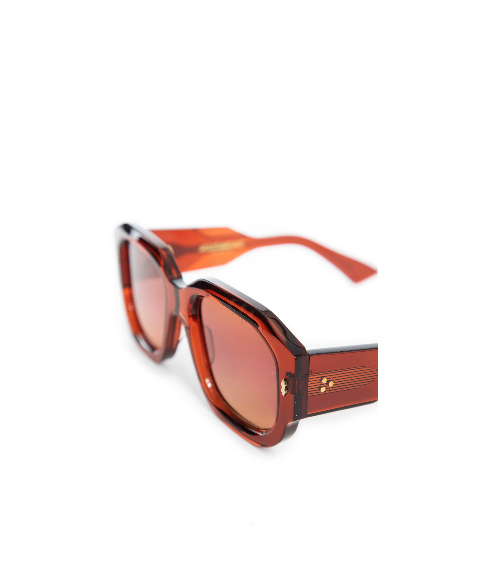 Jacques Marie Mage Square Sunglasses In Pink