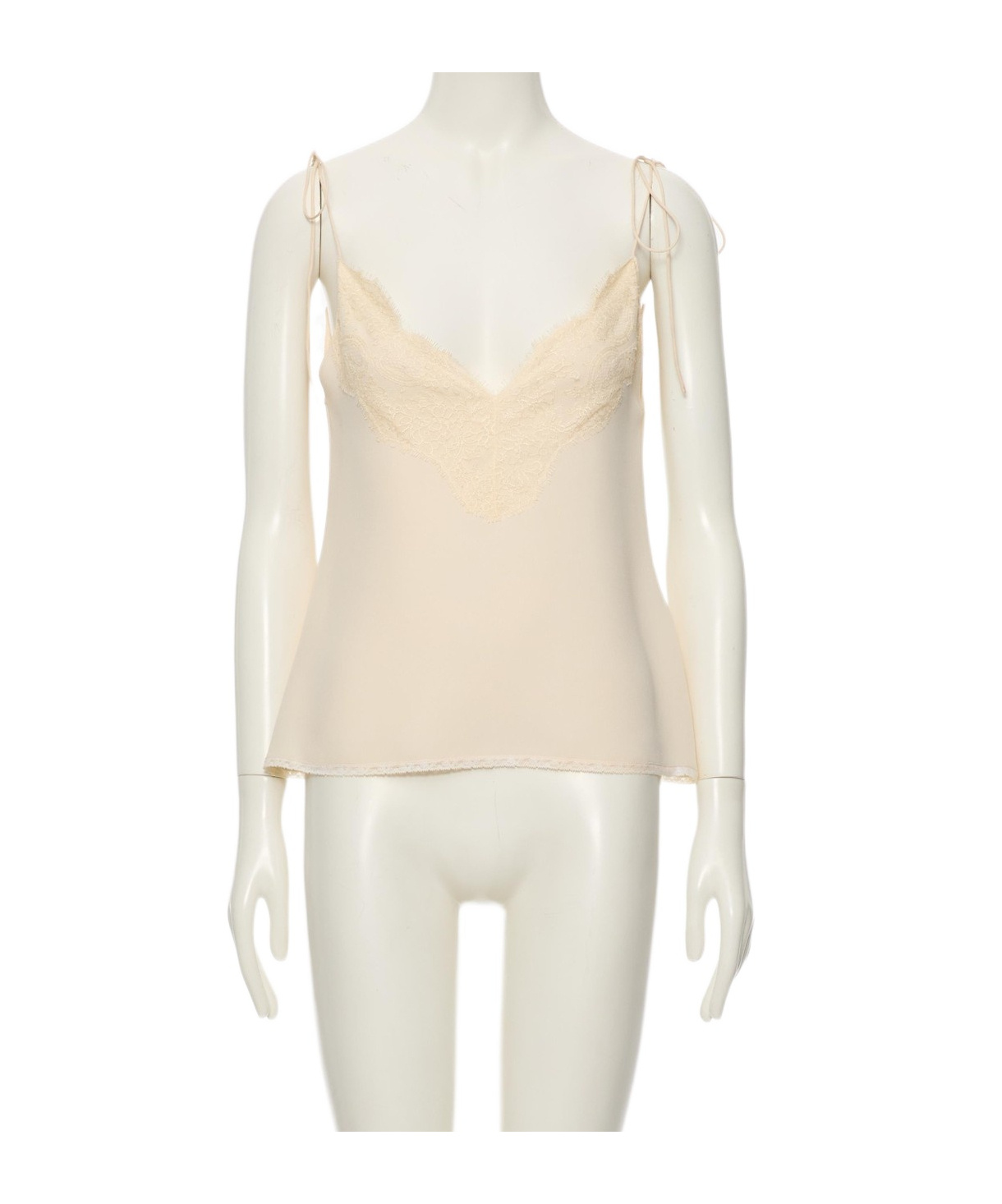 Valentino Silk Camisole In Neutral