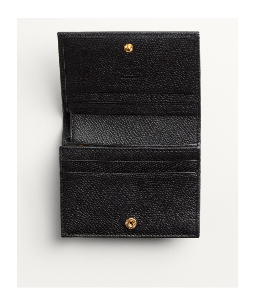 Valentino Womens Vlogo Signature Leather Wallet Nero In Black