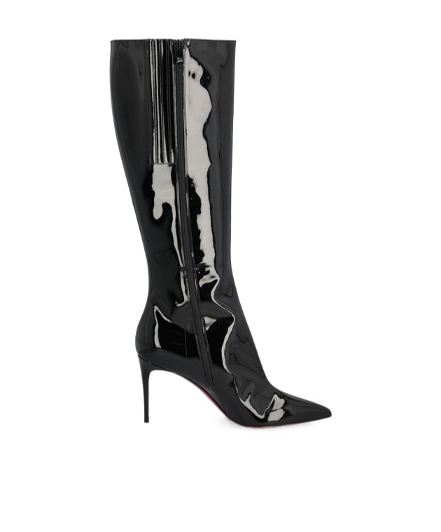 Christian Louboutin Pointed-toe Boots In Black