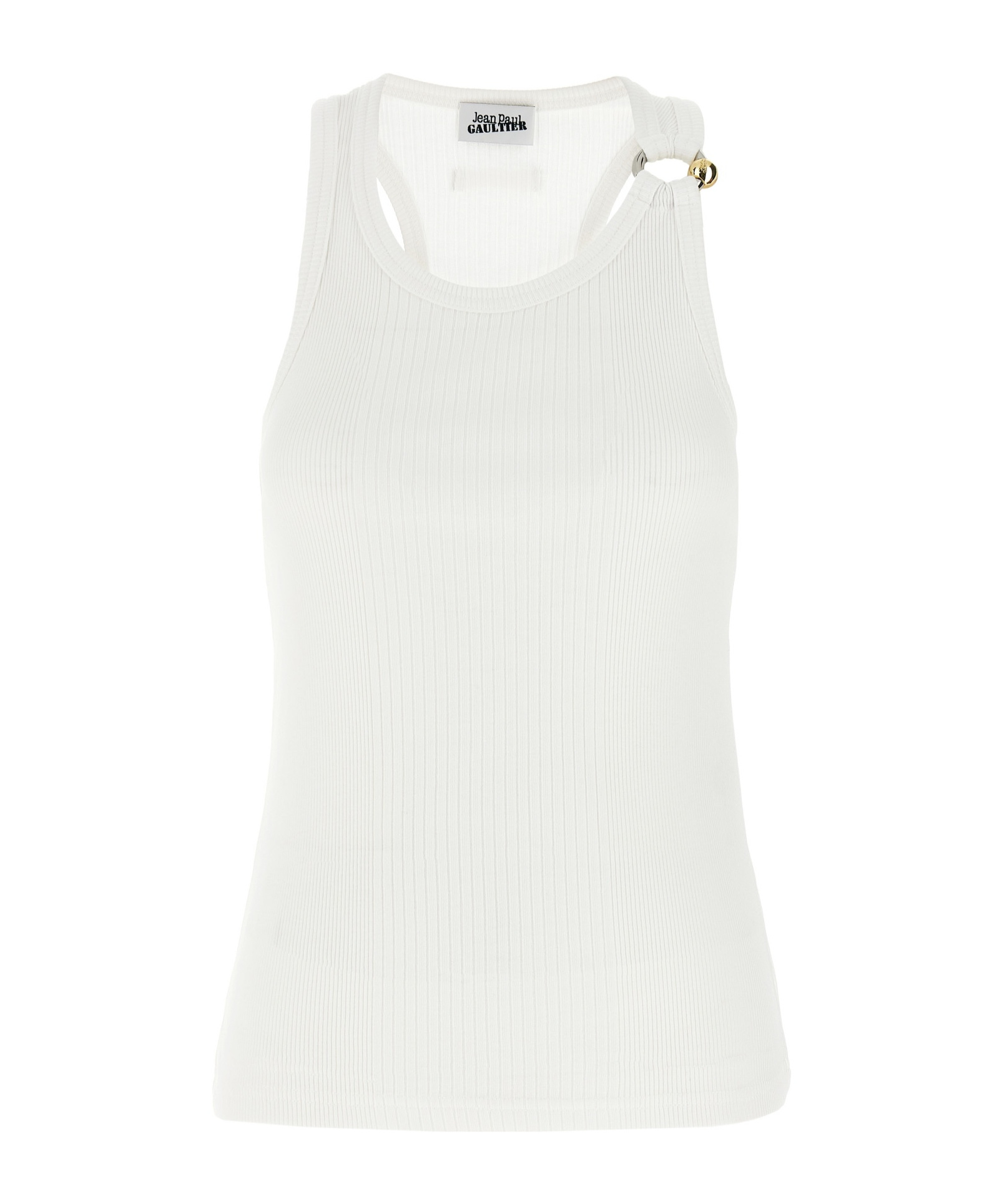 Jean Paul Gaultier Sleeveless Vest In White