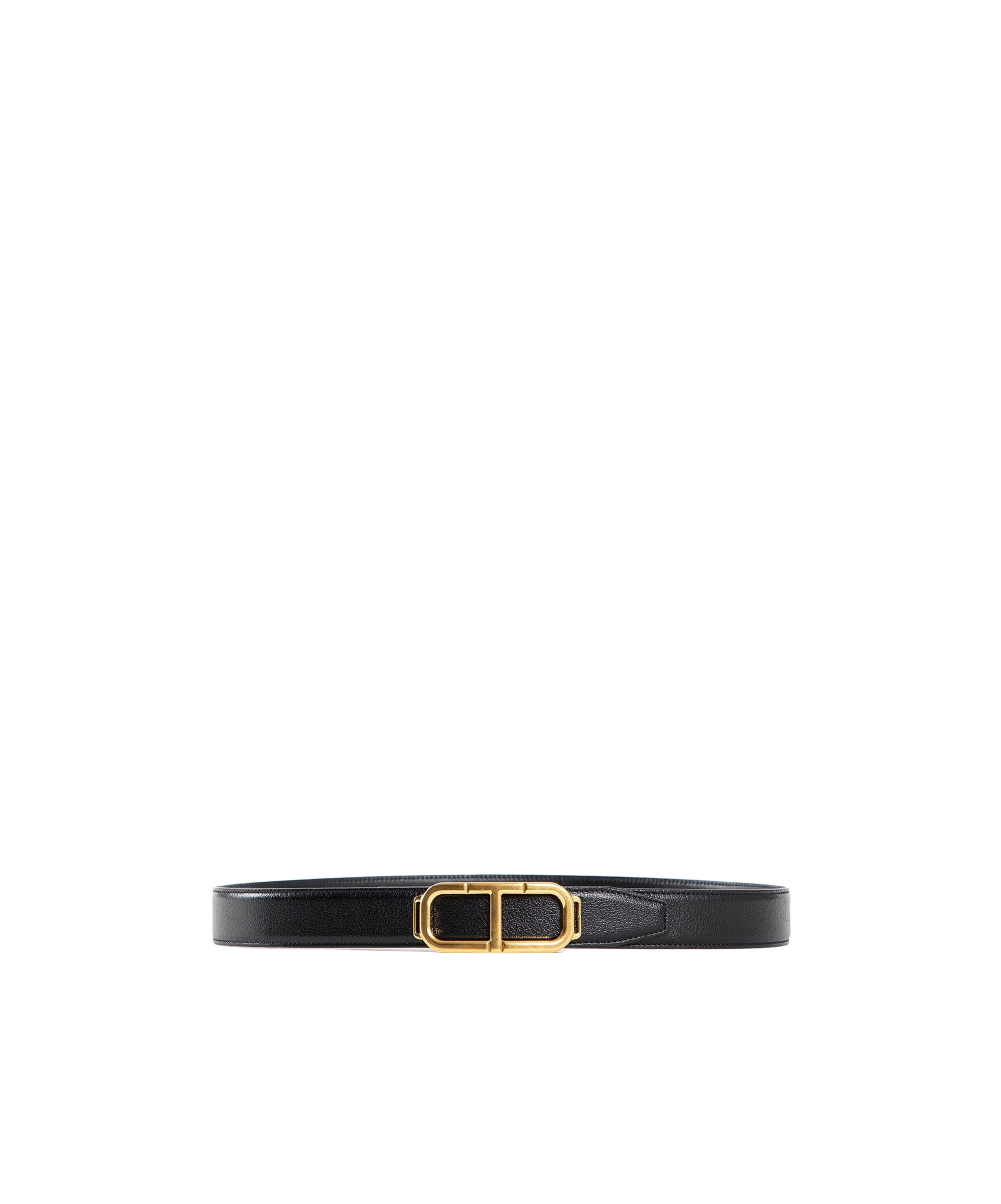 Tom Ford Adjustable Waist Belt In Black