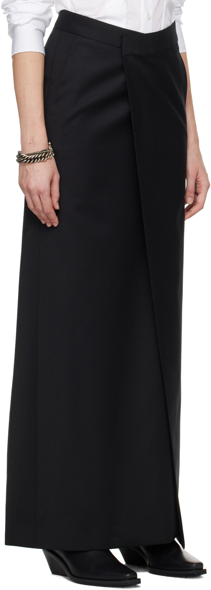 Ann Demeulemeester Wrap Skirt In Black