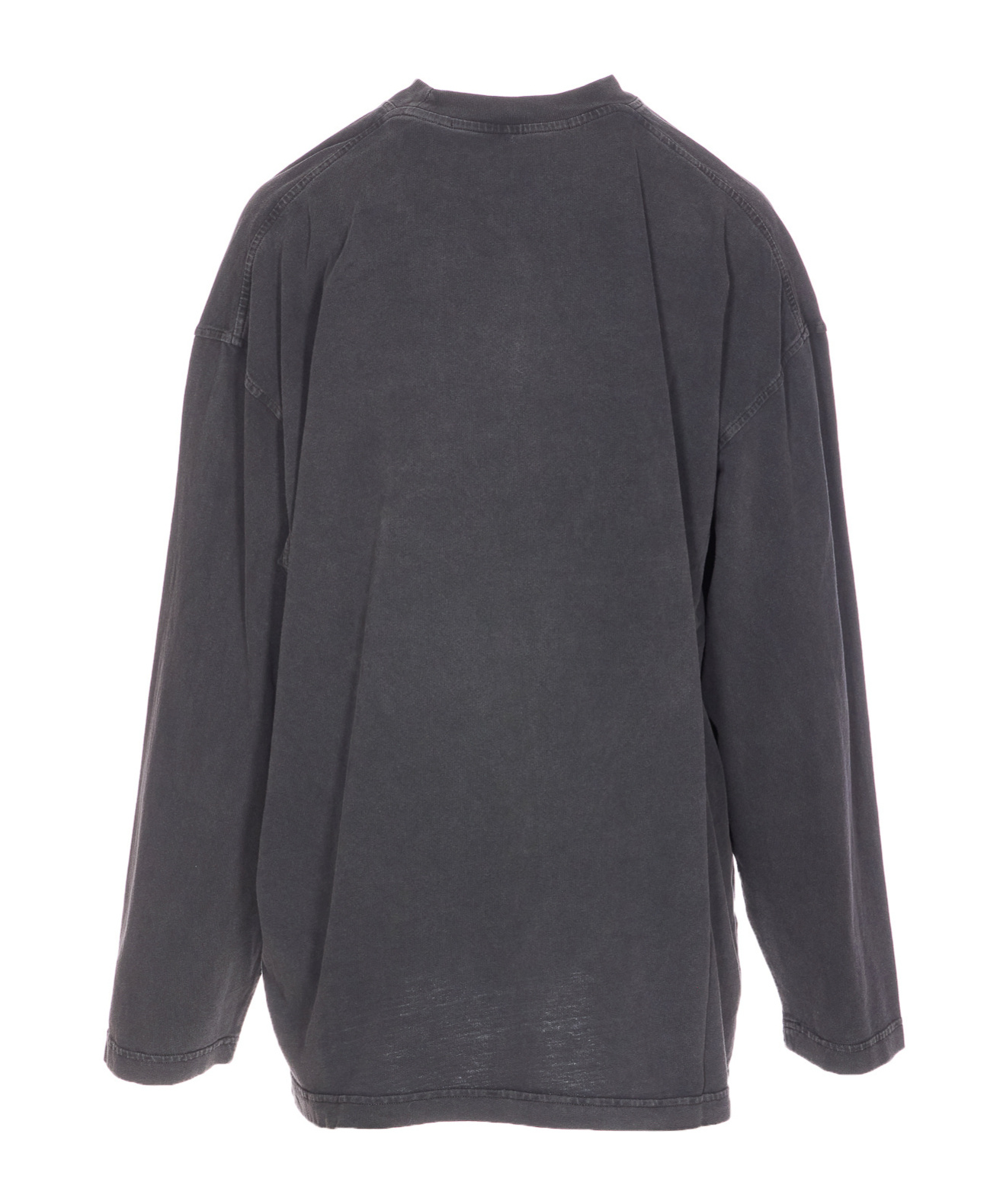 Alexander Wang Long-sleeved Graphic Jersey In Gray