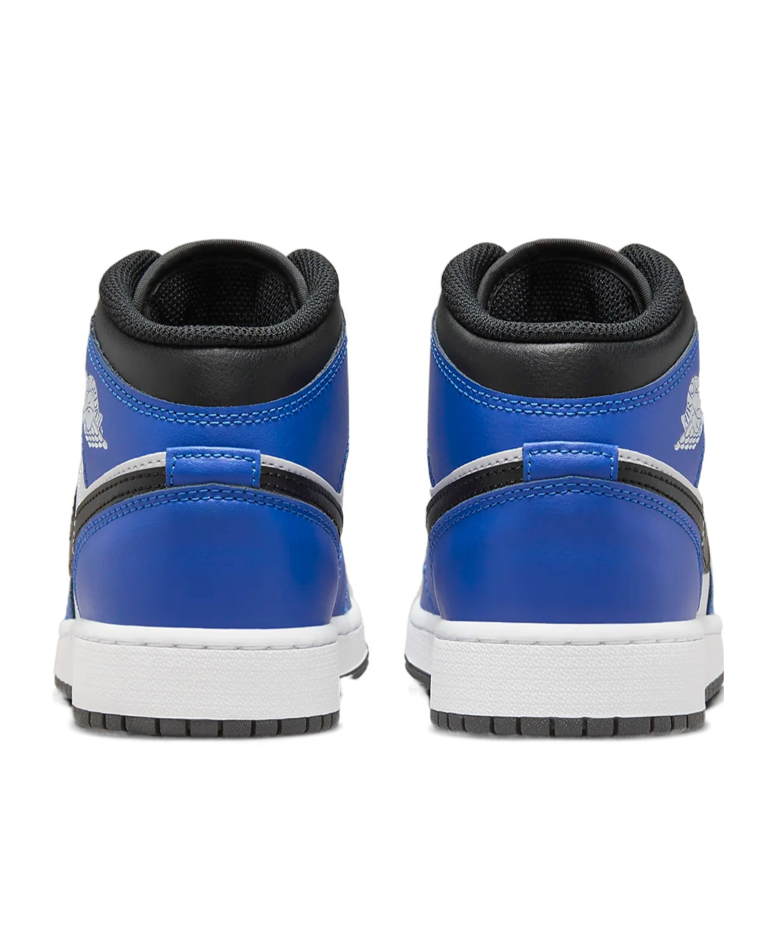 Nike Air Jordan 1 Mid Big Kids' Shoes In Blue