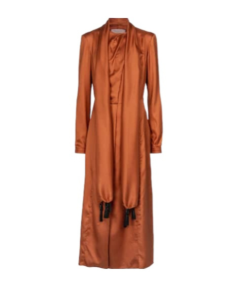 Gabriela Hearst Long Sleeve Dress In Brown