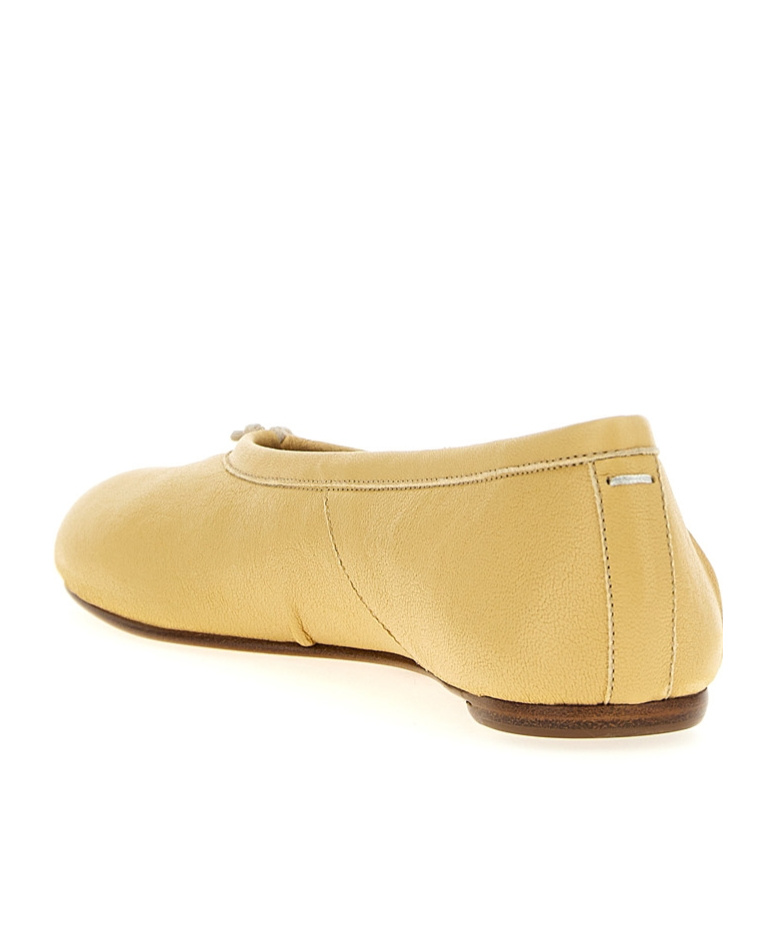 Maison Margiela Tabi New Flat Shoes In Yellow