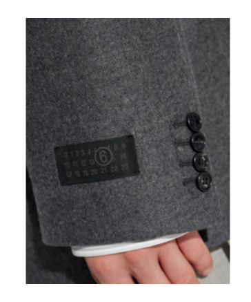 Mm6 Maison Margiela Tailored Blazer In Gray