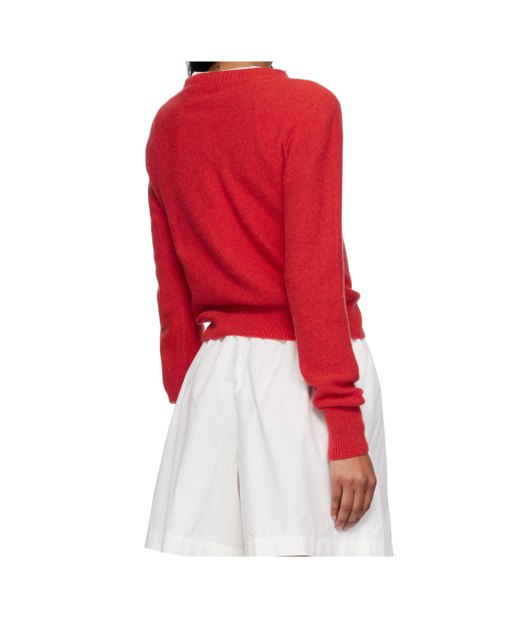 Baserange Round-neck Sweater In Red