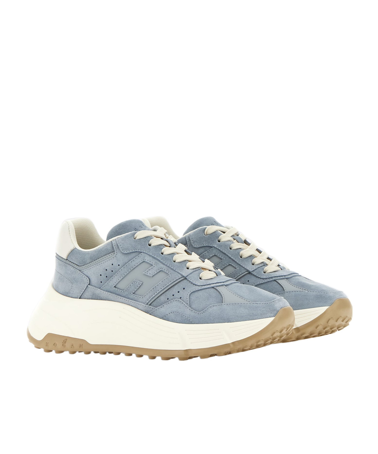 Hogan Hi-fi Lace-up Sneakers In White