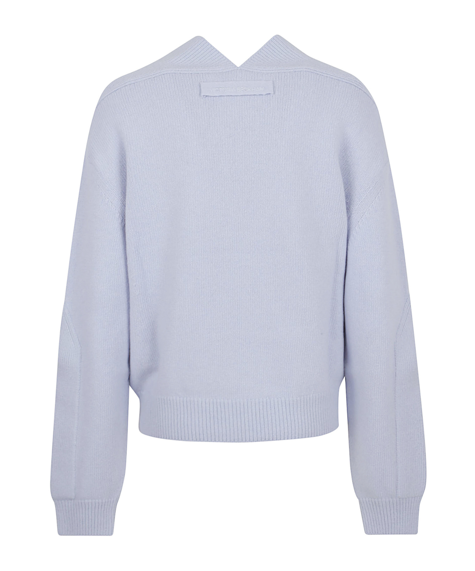 Victoria Beckham Wool And Cashmere Blend Jumper In Blue