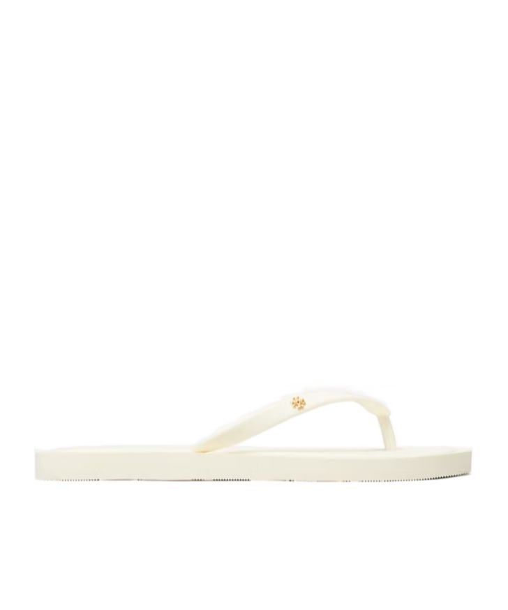 Tory Burch Women's Kira Padded Flip Flop Sandals In White