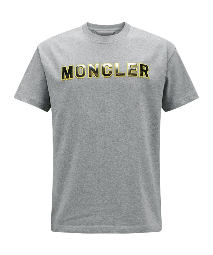 Moncler Short-sleeved T-shirt In Gray