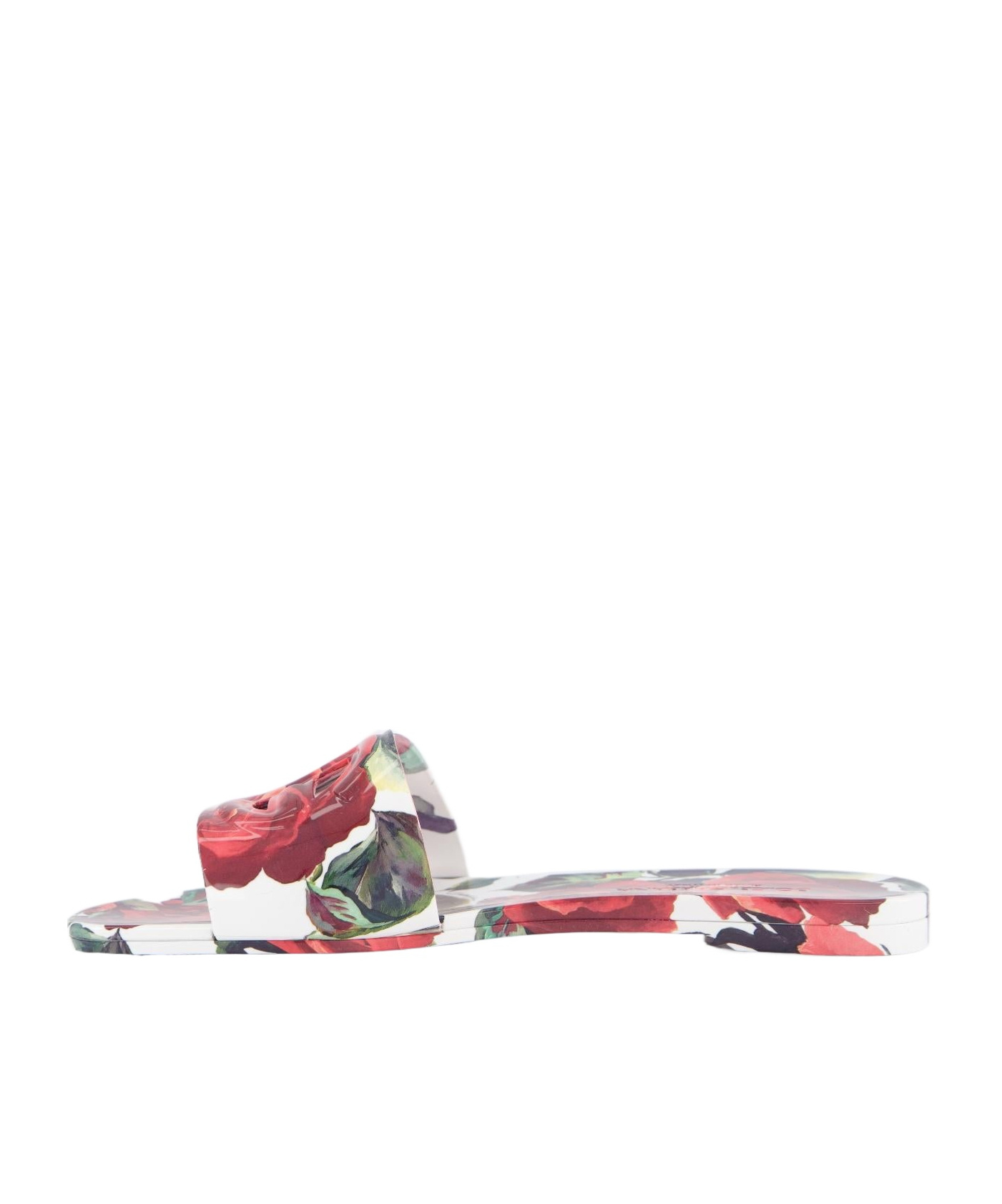 Dolce & Gabbana Round Head Slippers In Multicolor