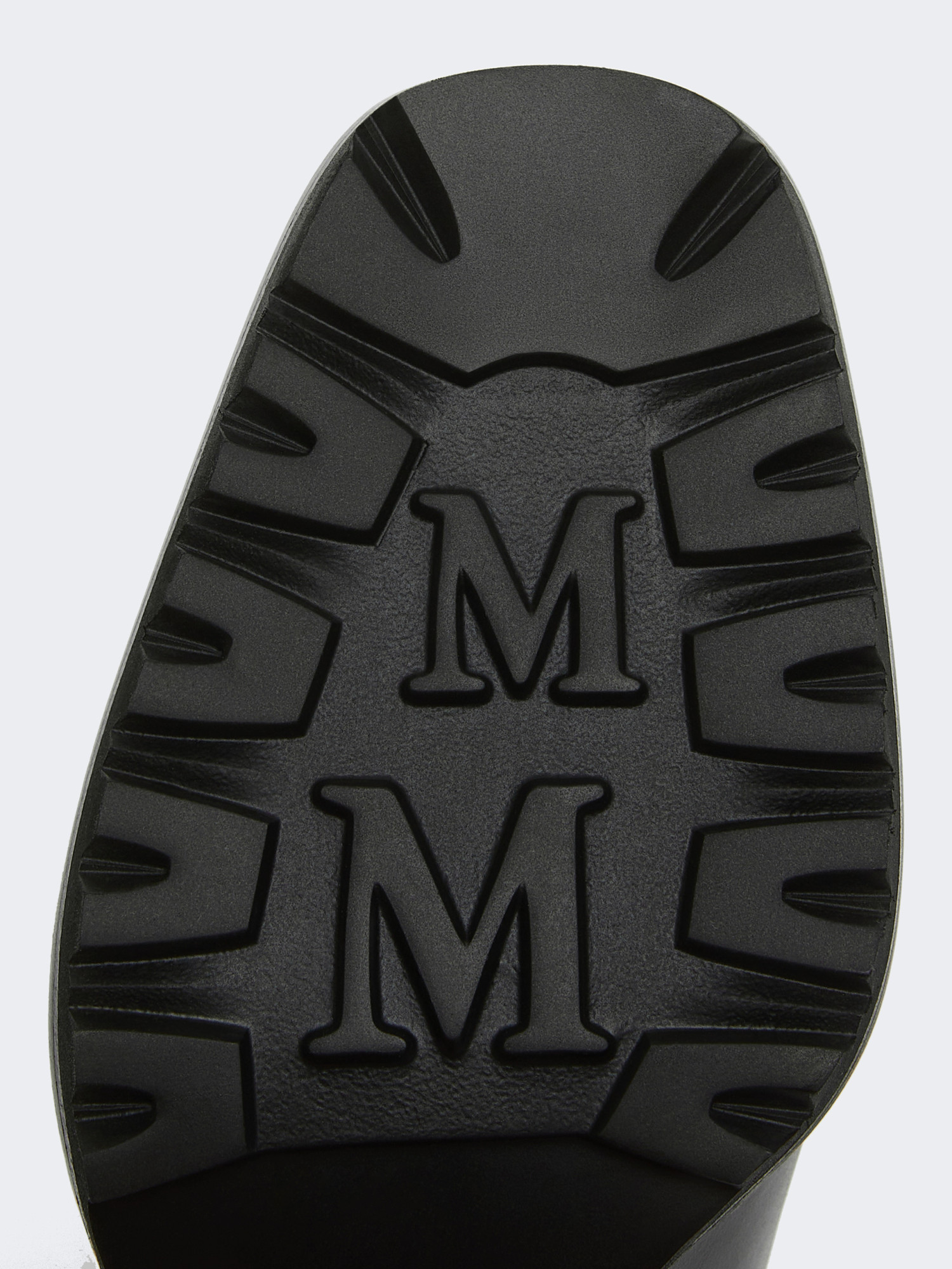 Max Mara Mary Janes In Leather In Black