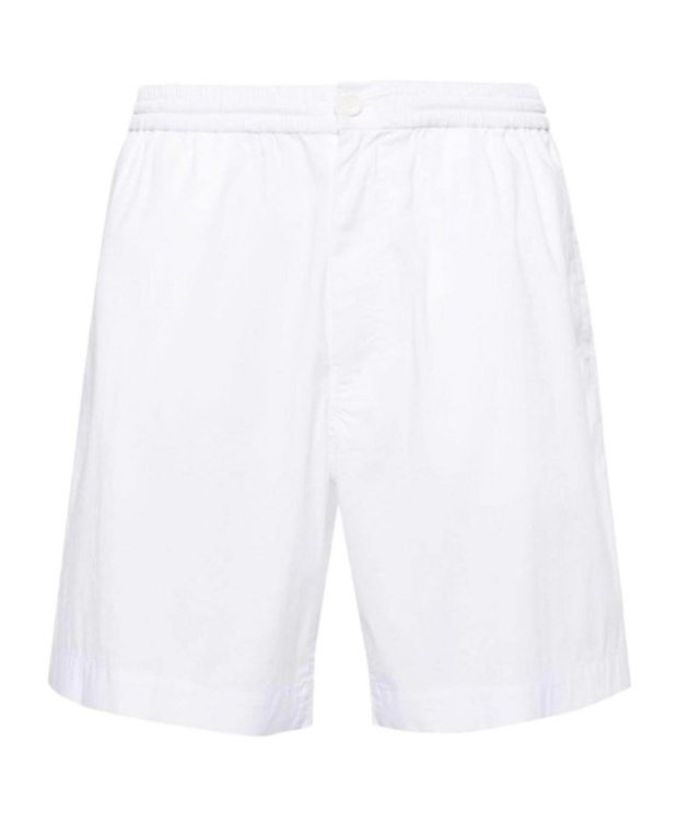Aspesi Elasticated-waist Poplin Shorts In White