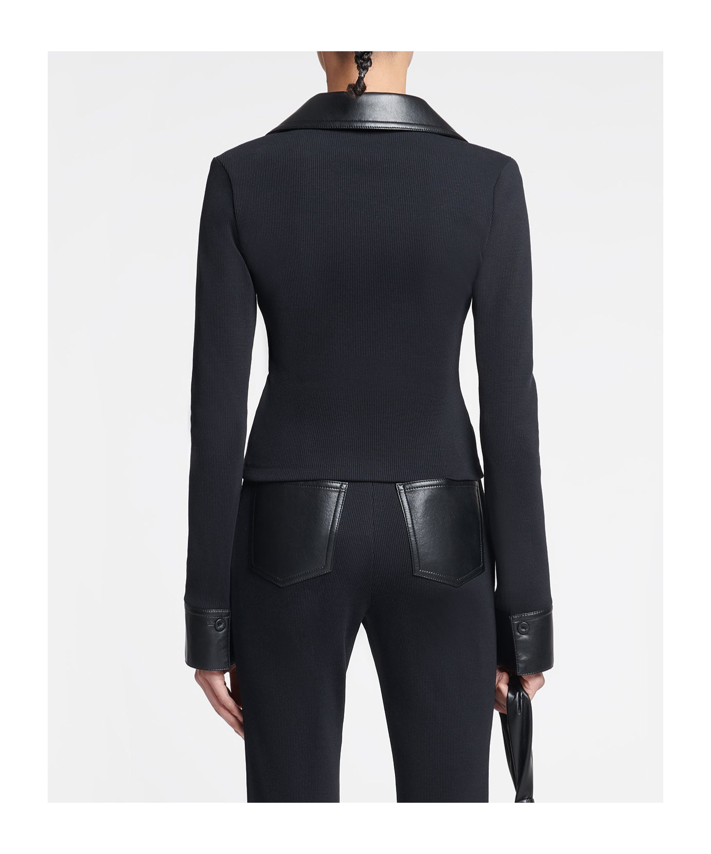Nanushka Rasima Shirt In Black
