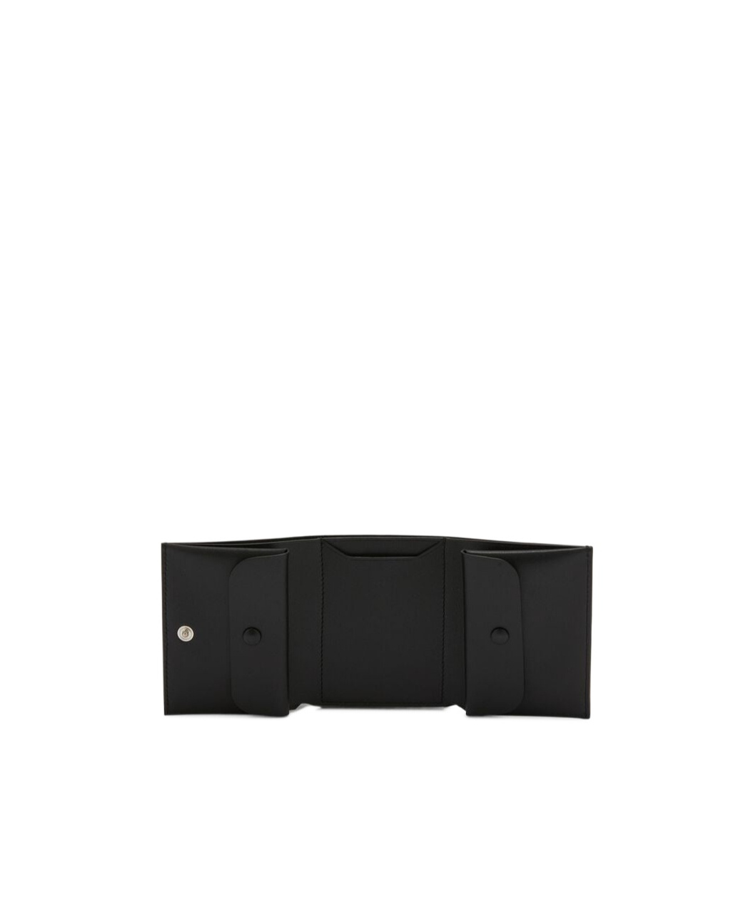 Jil Sander Logo-plaque Leather Wallet In Black
