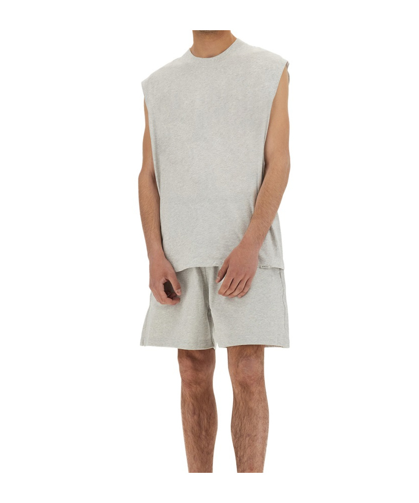 Represent Sleeveless Pullover Sweater Vest In White