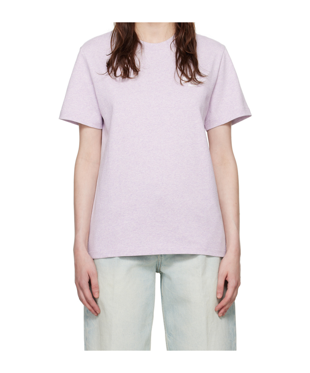 Apc Logo Short-sleeved T-shirt In Purple