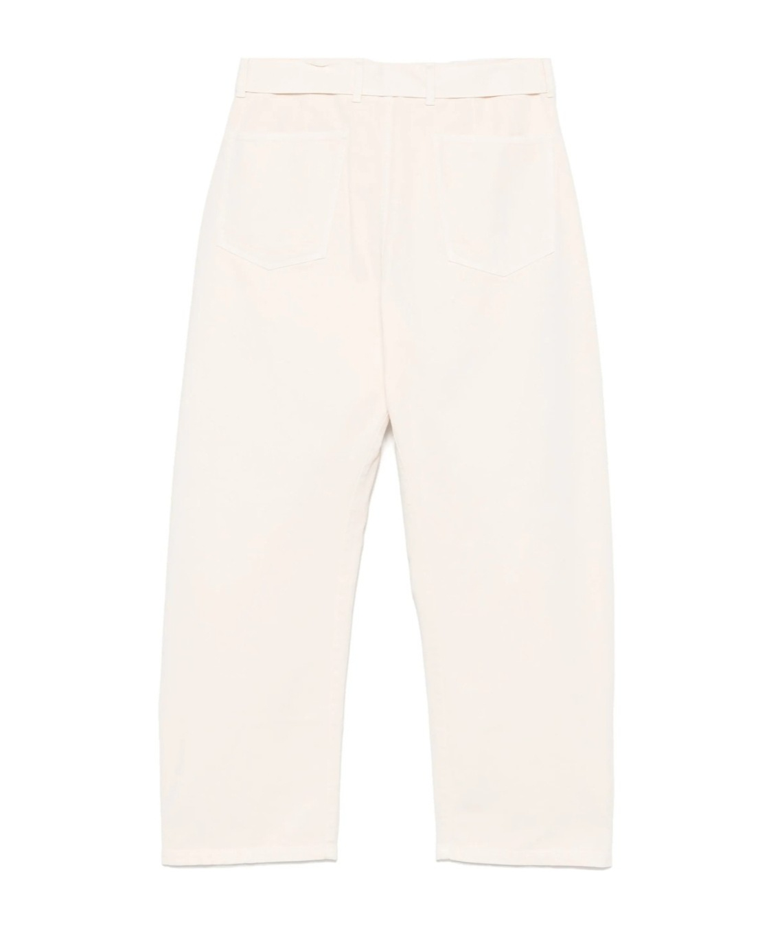 Lemaire Belt-loop Jeans In White