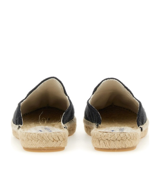 Shop Manebi Logo Mules In Black