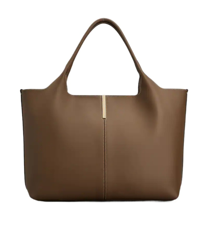 Tod's Medium Leather Handbag In Brown
