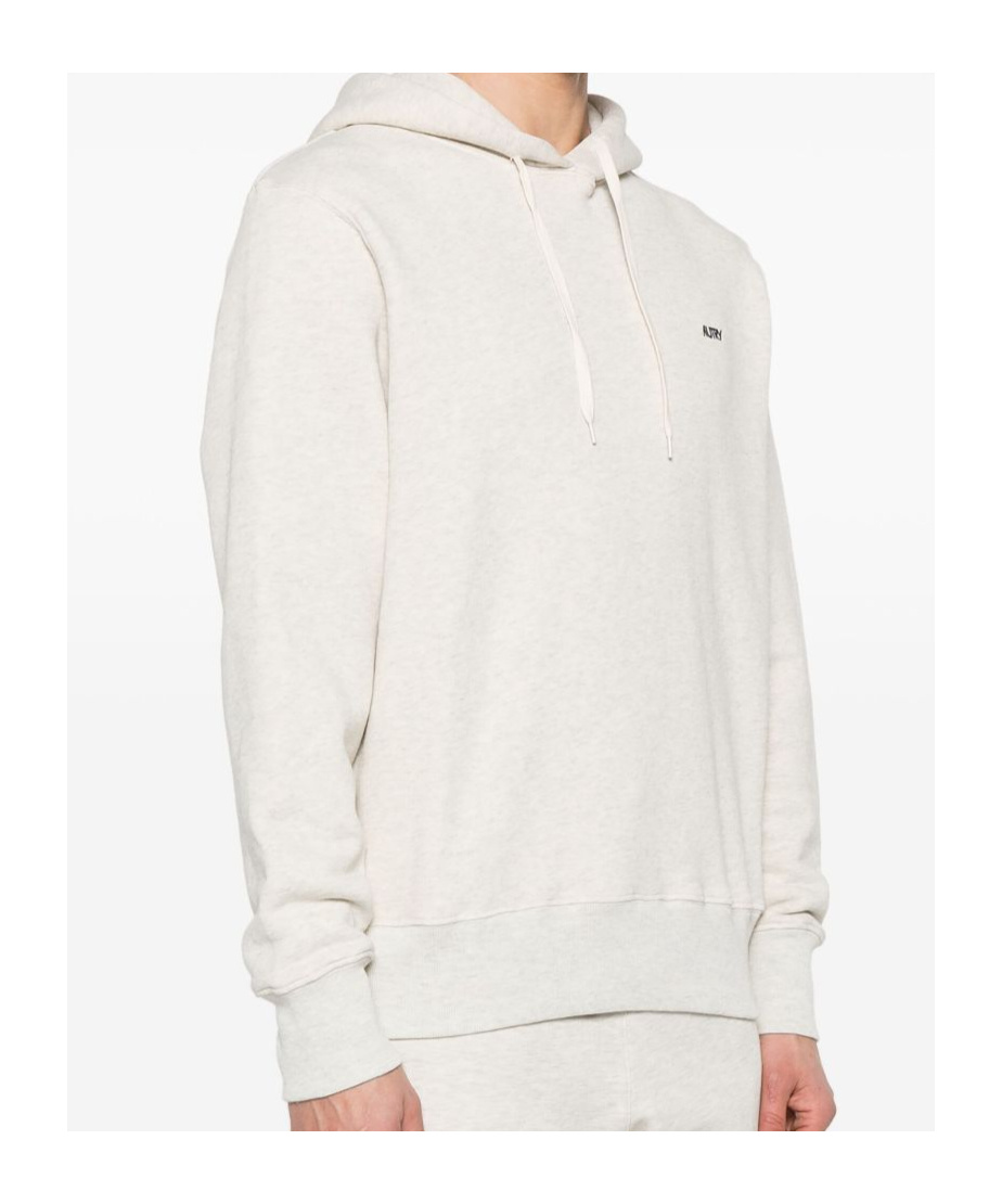 Shop Autry Embroidered-logo Hoodie In White