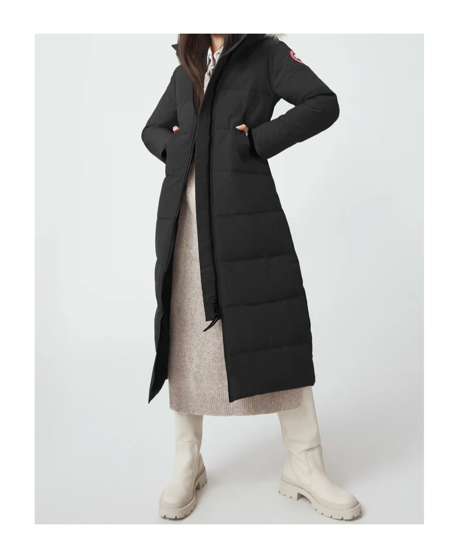 CANADA GOOSE MYSTIQUE HOODED DOWN JACKET 
