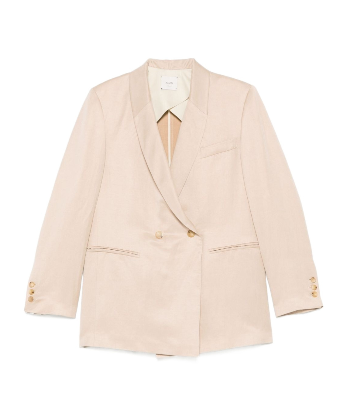 ALYSI LAPEL LONG-SLEEVED SUIT JACKET