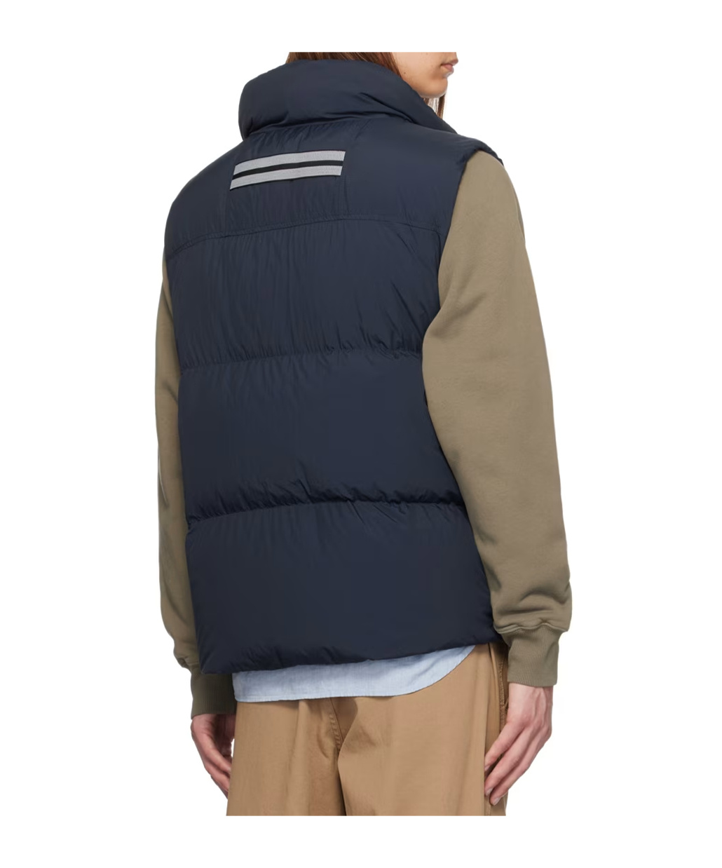 Shop Canada Goose Lawrence Vest Down Jacket In Blue