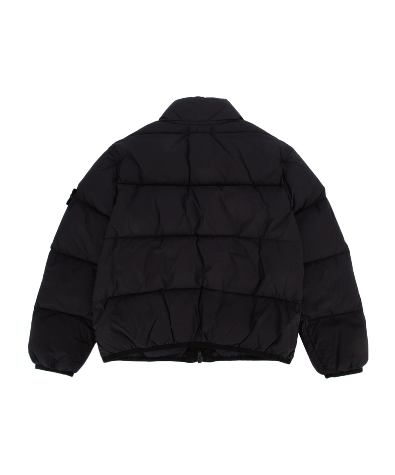 STONE ISLAND STONE ISLAND JUNIOR LOGO-PATCH DOWN JACKET