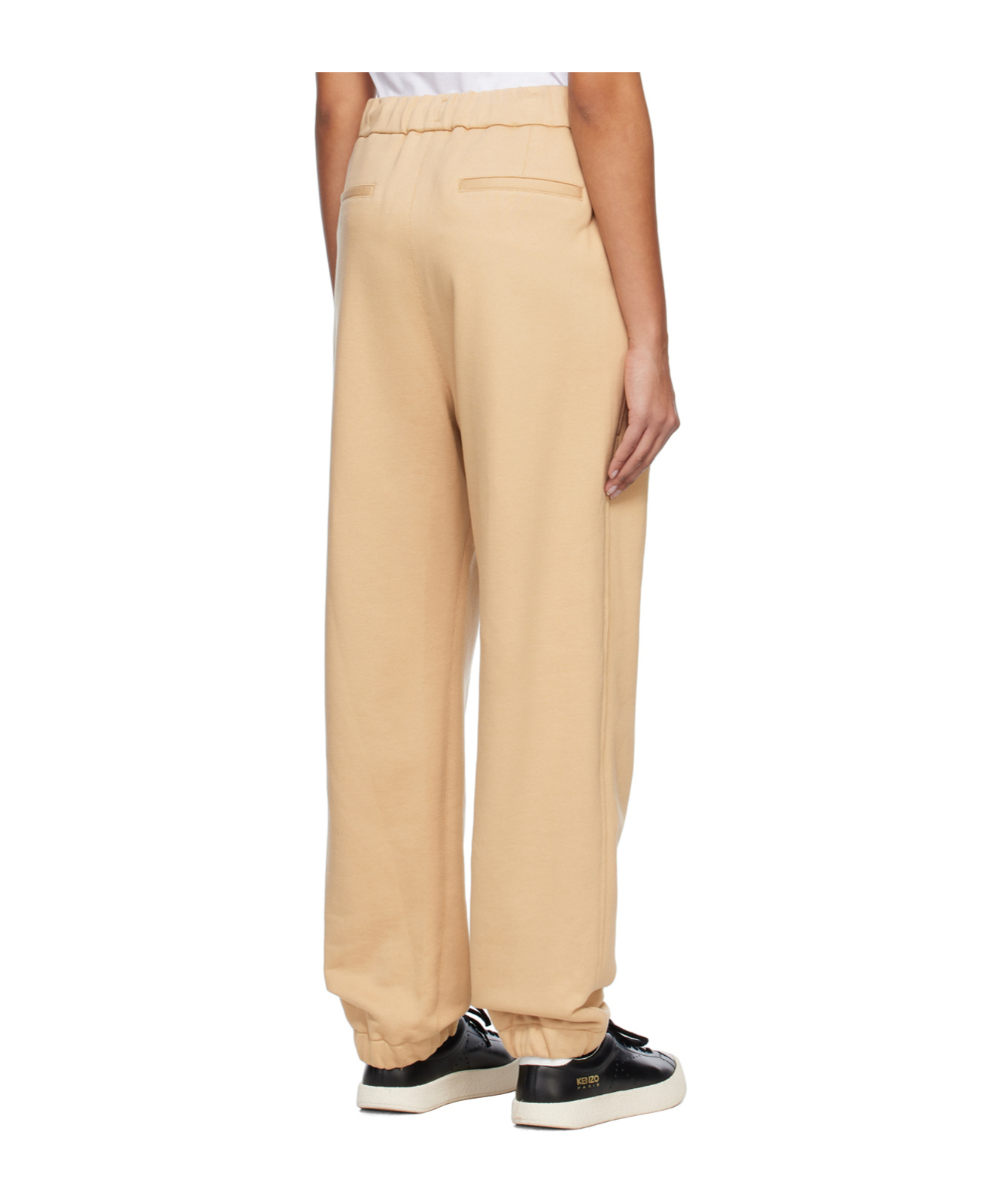 Wooyoungmi Beige Drawstring Lounge Pants In Brown