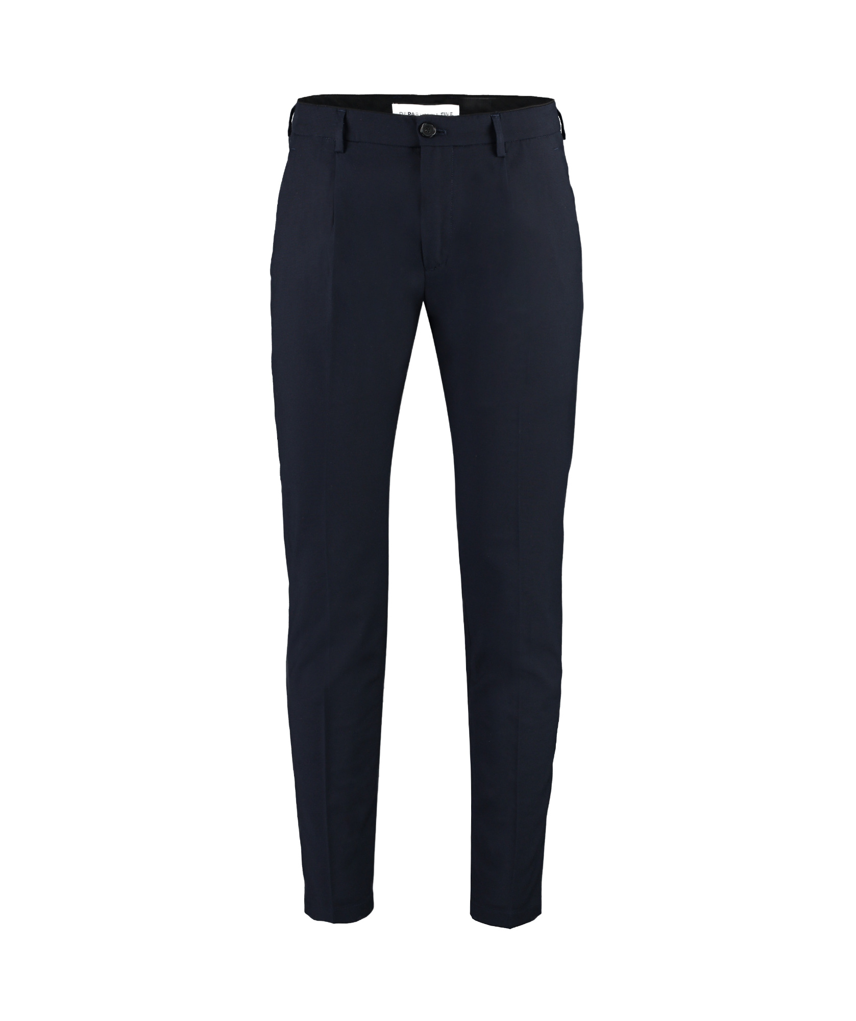 Department Five Department 5 Navy Cotton Chino Trousers In Black