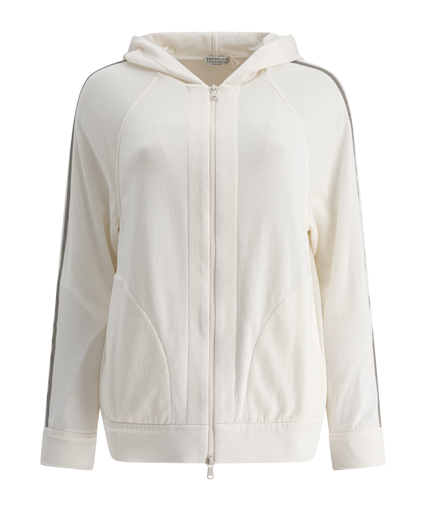 Brunello Cucinelli Hooded Sweater In White