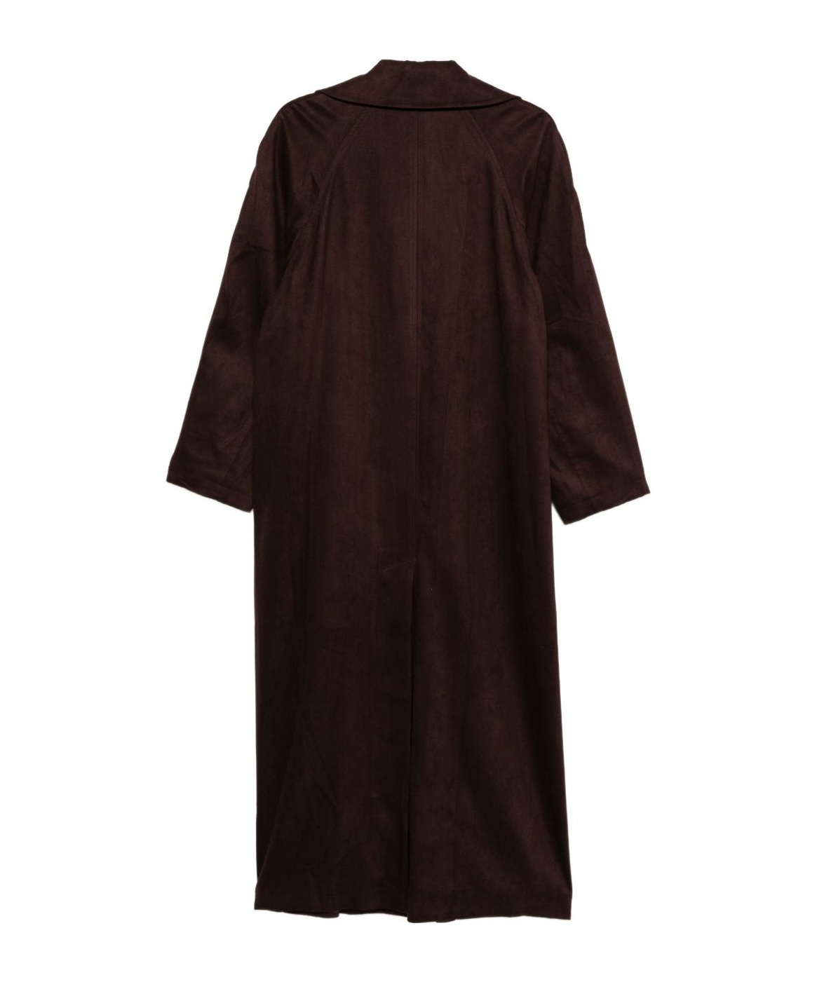 Alysi Double-breasted Trench Coat In Brown