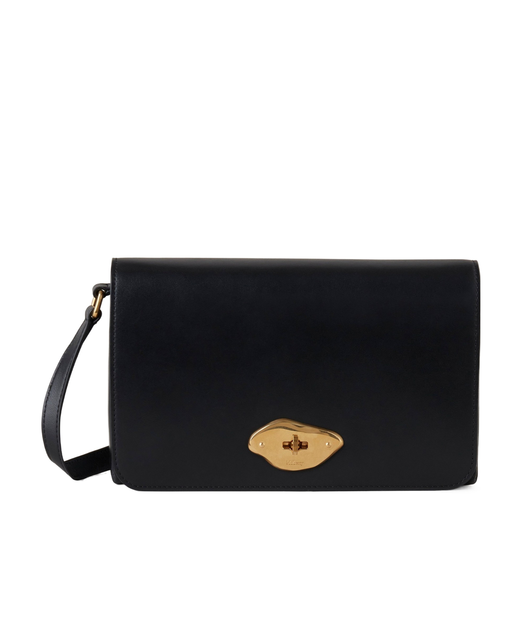 Mulberry Blue Lana Crossbody Bag In Black