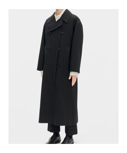 Ann Demeulemeester Long Sleeve Windbreaker In Black
