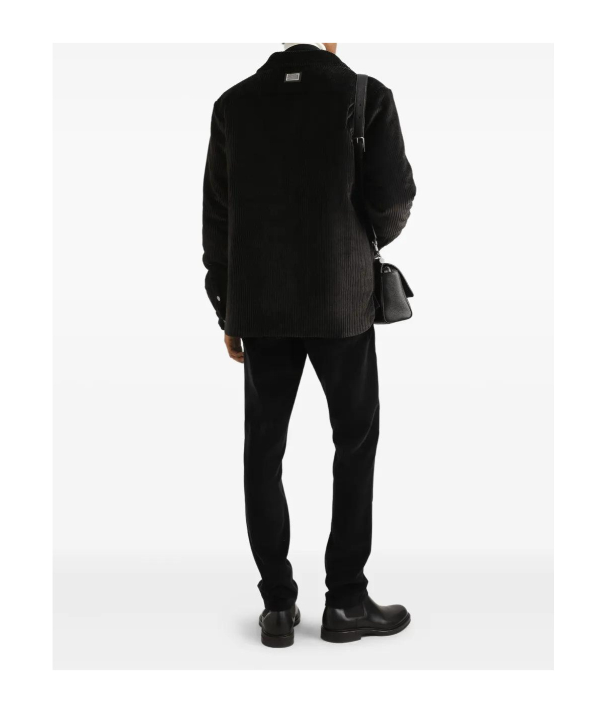Dolce & Gabbana Straight Trousers With Five-pocket And Belt Loops In Black