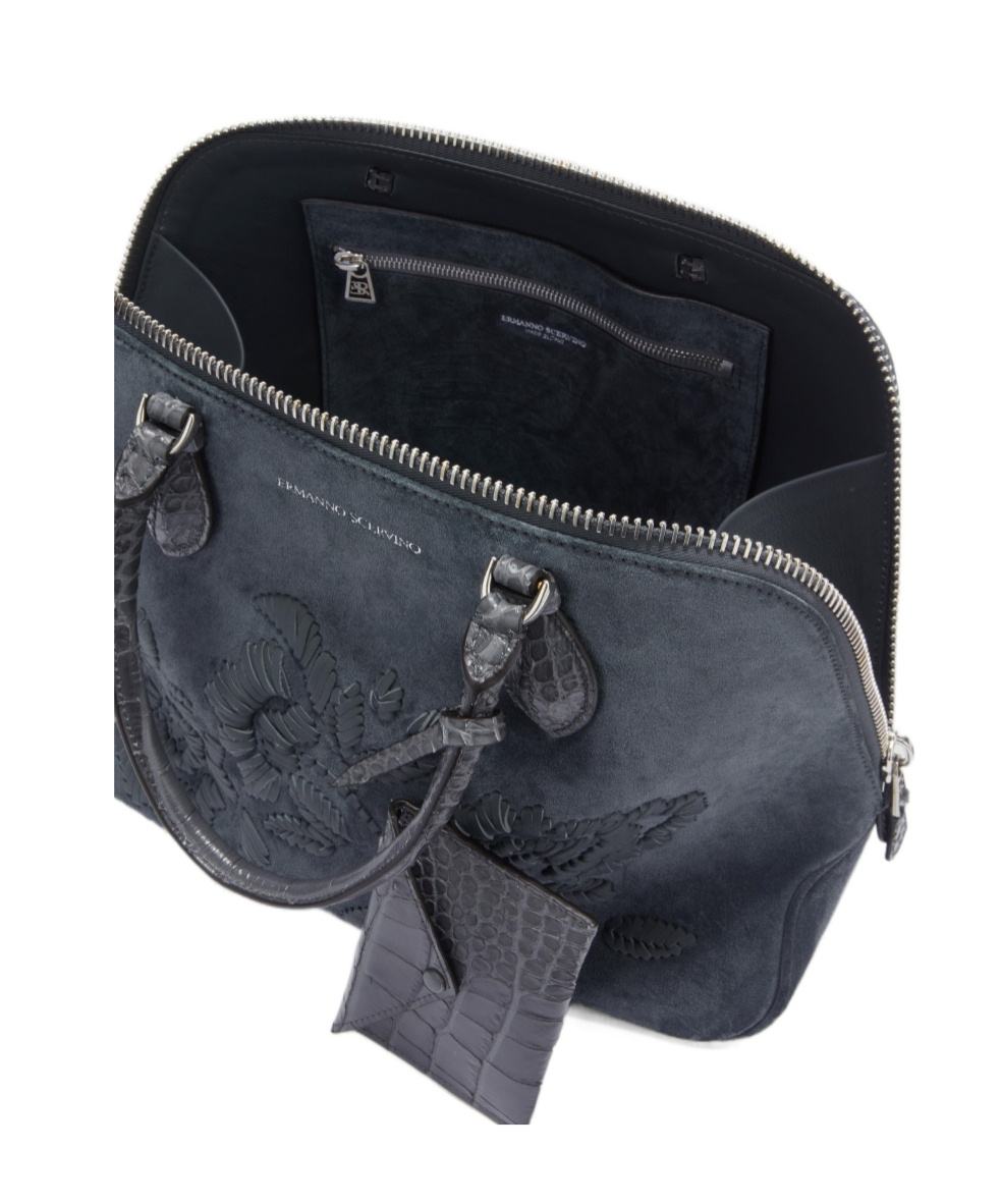 Ermanno Scervino Orsetta Large Double Handle Bag In Black
